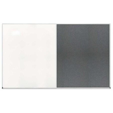 United Visual Products Enclosed Corkboard, 1 Door, 24"x36", 4" Fra UV3401-WHITE-CORK